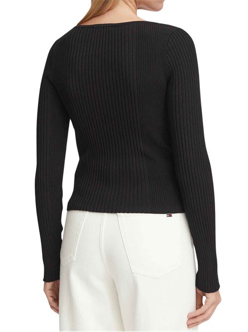 Maglia con scollo quadrato Tommy Jeans | DW0DW23544BDS